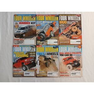 Lot of 6 Four Wheeler Magazines – 2008–2009 | Hummer, Dodge, Jeep, Off-Road1